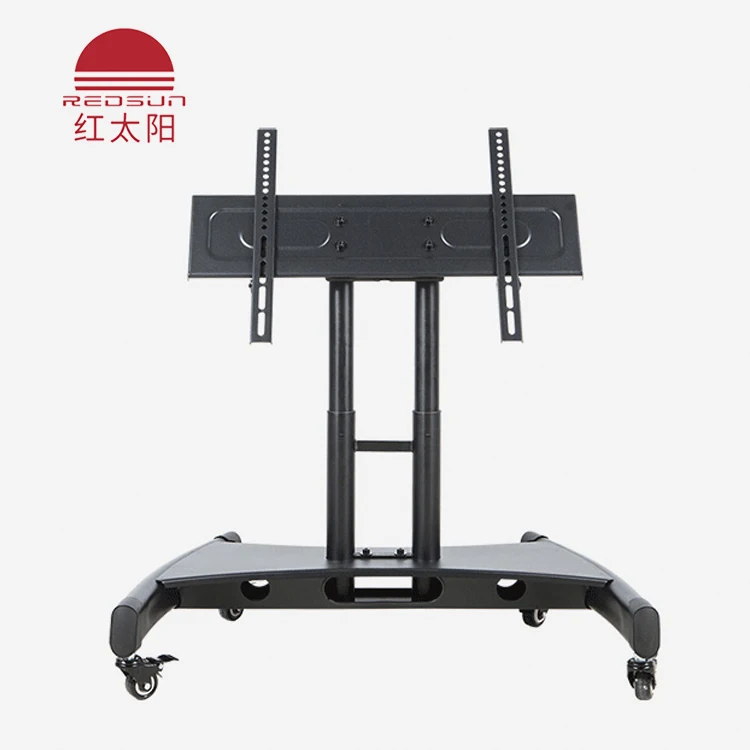  redsun red-58 Angle Adjustable Tilt Floor Stand Mobile Mount TV Cart for 32-70 Inch