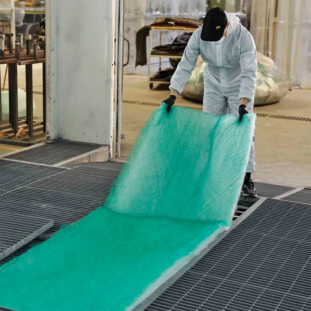 Fiberglass Filter Spray Booth Room Paint Stop Filter Fiberglass High Temperature Resistant Floor Filter