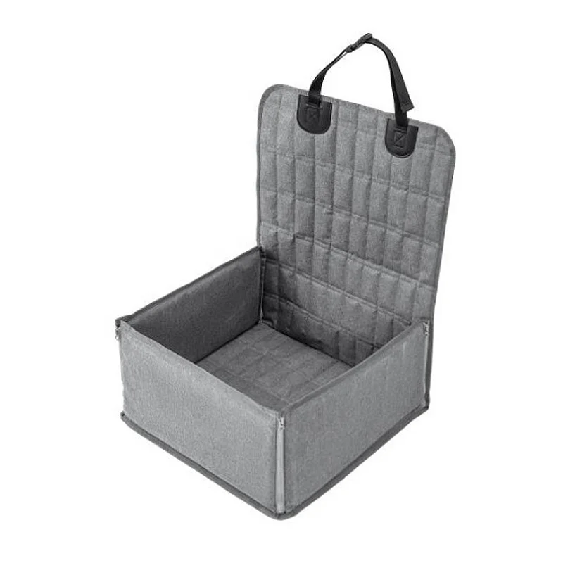 Customized Waterproof and dirt-proof black gray Fully surrounded Passenger pet seat cover for 99% car with Anti-slip base