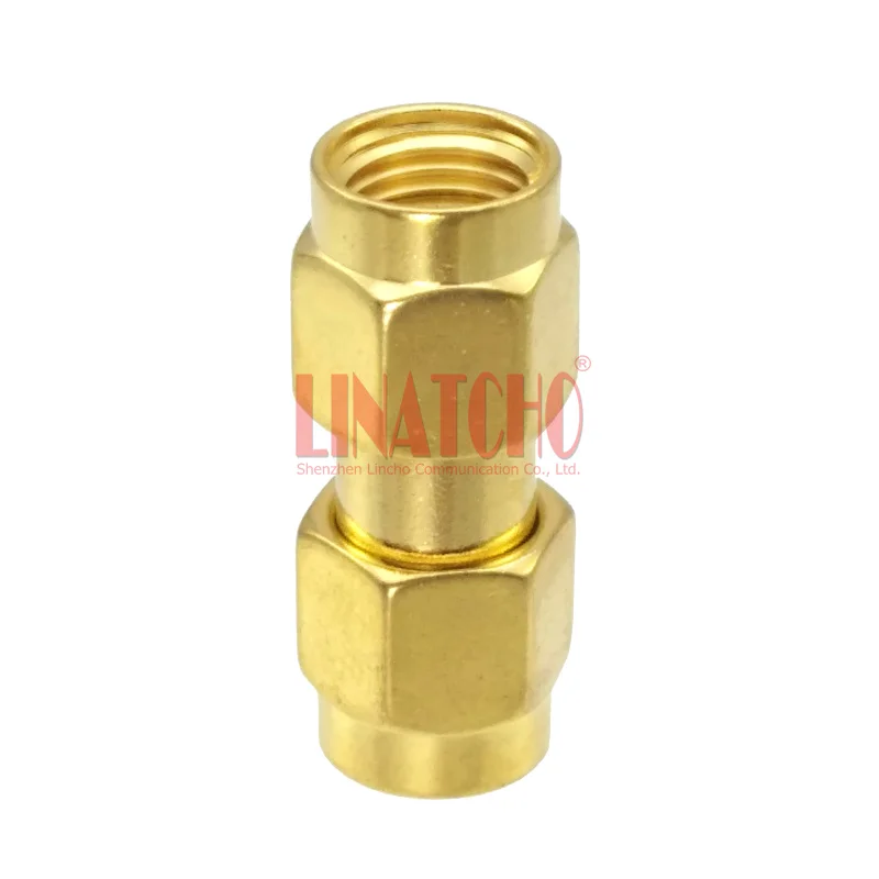 50 Ohm RF Connector Straight SMA Male to Reverse RP SMA Male WIFI Antenna Adapter