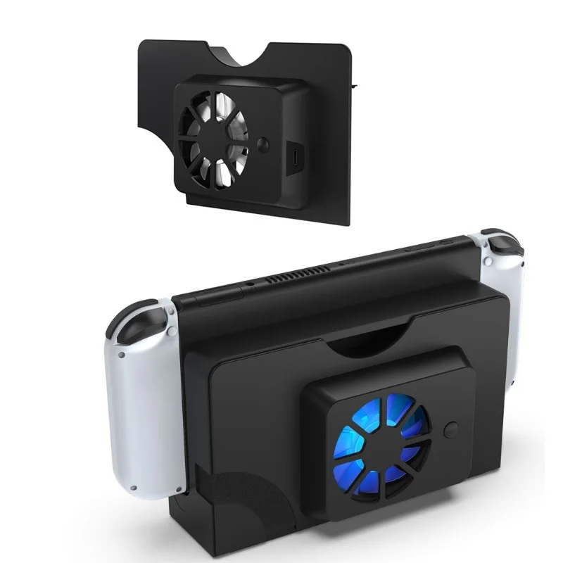 External Cooling Fan Efficient Heat Dissipation Cooler Fans for Nintendo Switch OLED Game Console