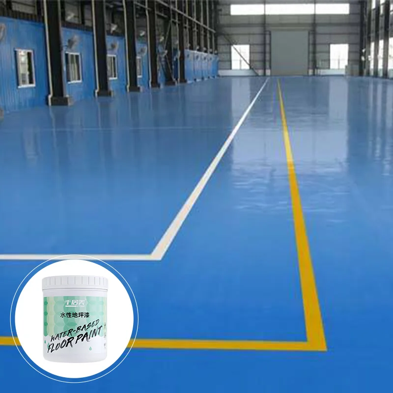 Wear-resistant indoor and outdoor water-based Eco friendly  Epoxy floor paint full  set, two component