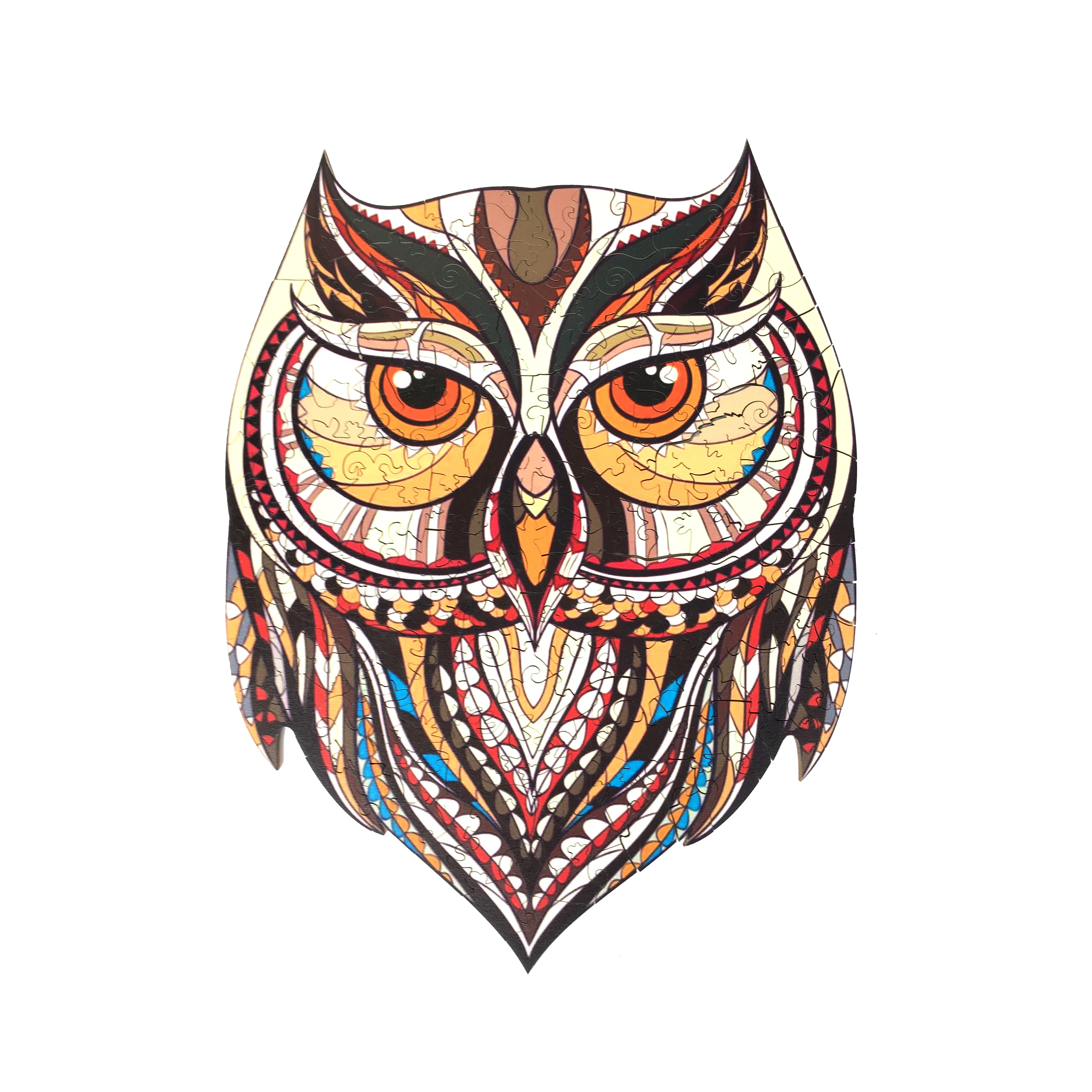 Hot Selling Factory Direct Custom Wholesale Wooden Puzzle Baby Any Pattern Funny Brand Mdf Owl Block