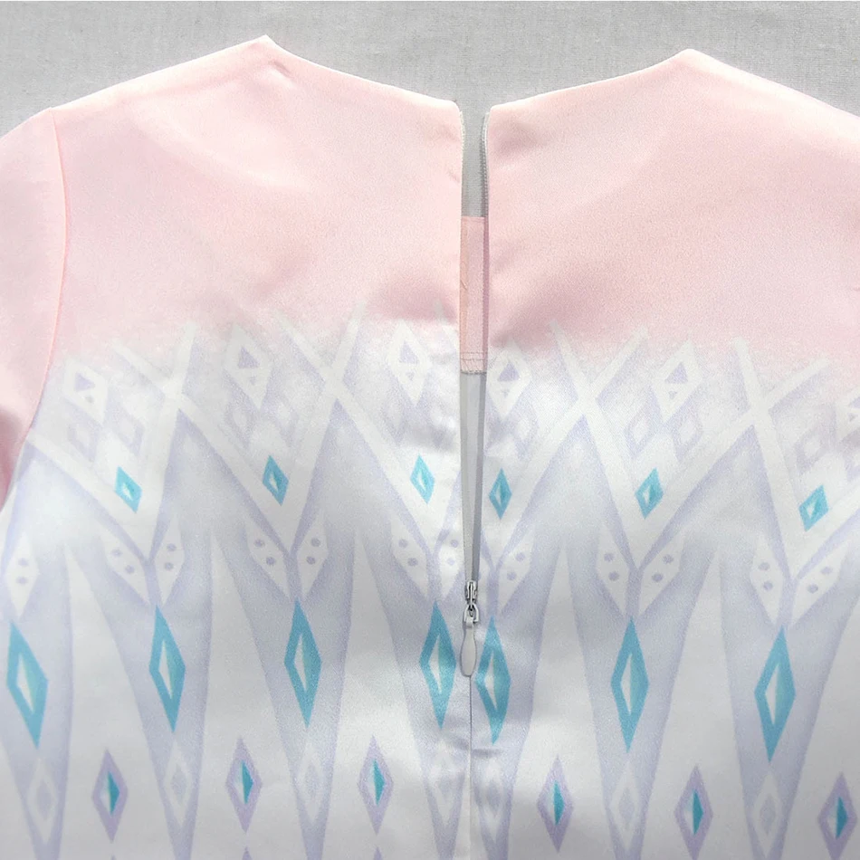 
Snow Queen 2 White Girls Elsa 2 Dress Halloween Costume Children Christmas Gowns Infant Kids Holiday Dress 
