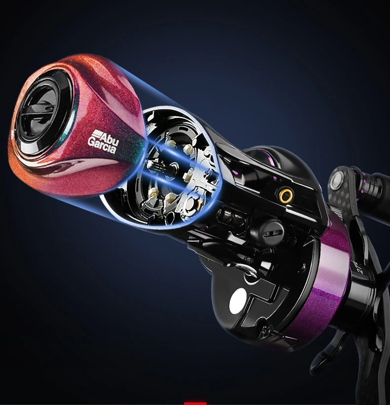 ABU Garcia REVO4 IKE Low Profile Long Casting Reel 11KG Max Drag Baitcasting Fishing Reel