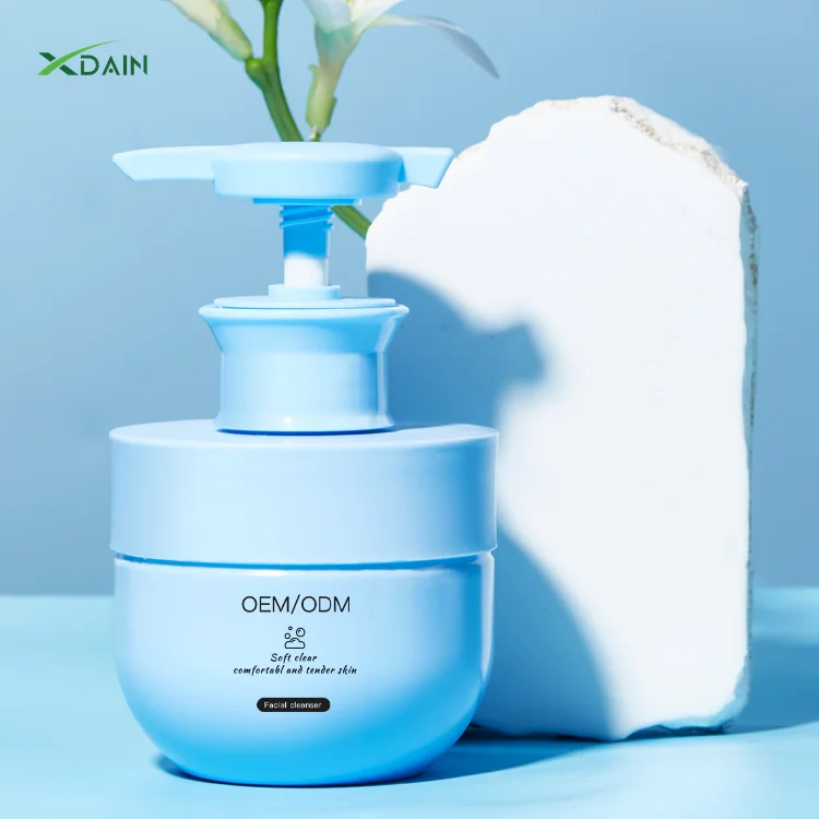 Private Label Korean Skincare Amino Acid Organic Oil Control Hydrating Deep Cleansing Pimple Cleaner Face Wash Facial Cleanser