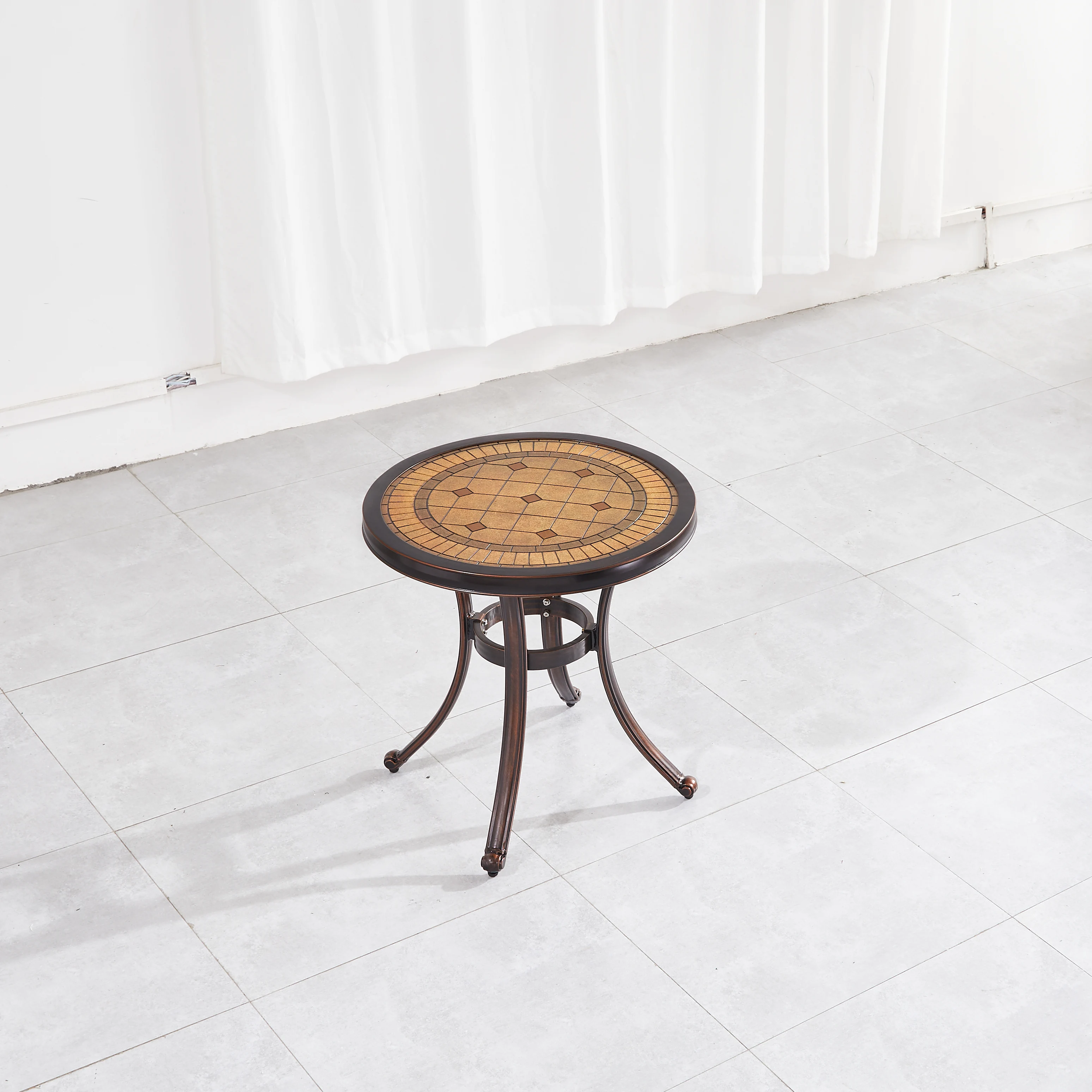 Super hot sale high-quality wood grain spot paint outdoor furniture coffee table