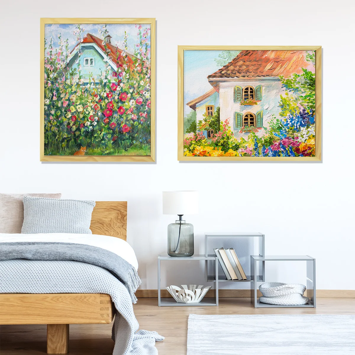 Canvas Frame 50x70cm, DIY Natural Canvas Floating Frame, Floater Frame For 1.6CM Deep Canvas Painting