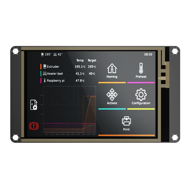 3D-принтер TFT35 SPI V2.1 сенсорный экран 3 5 дюймов 480x320 разрешение цветной дисплей совместим с Manta M4P M5P M8P