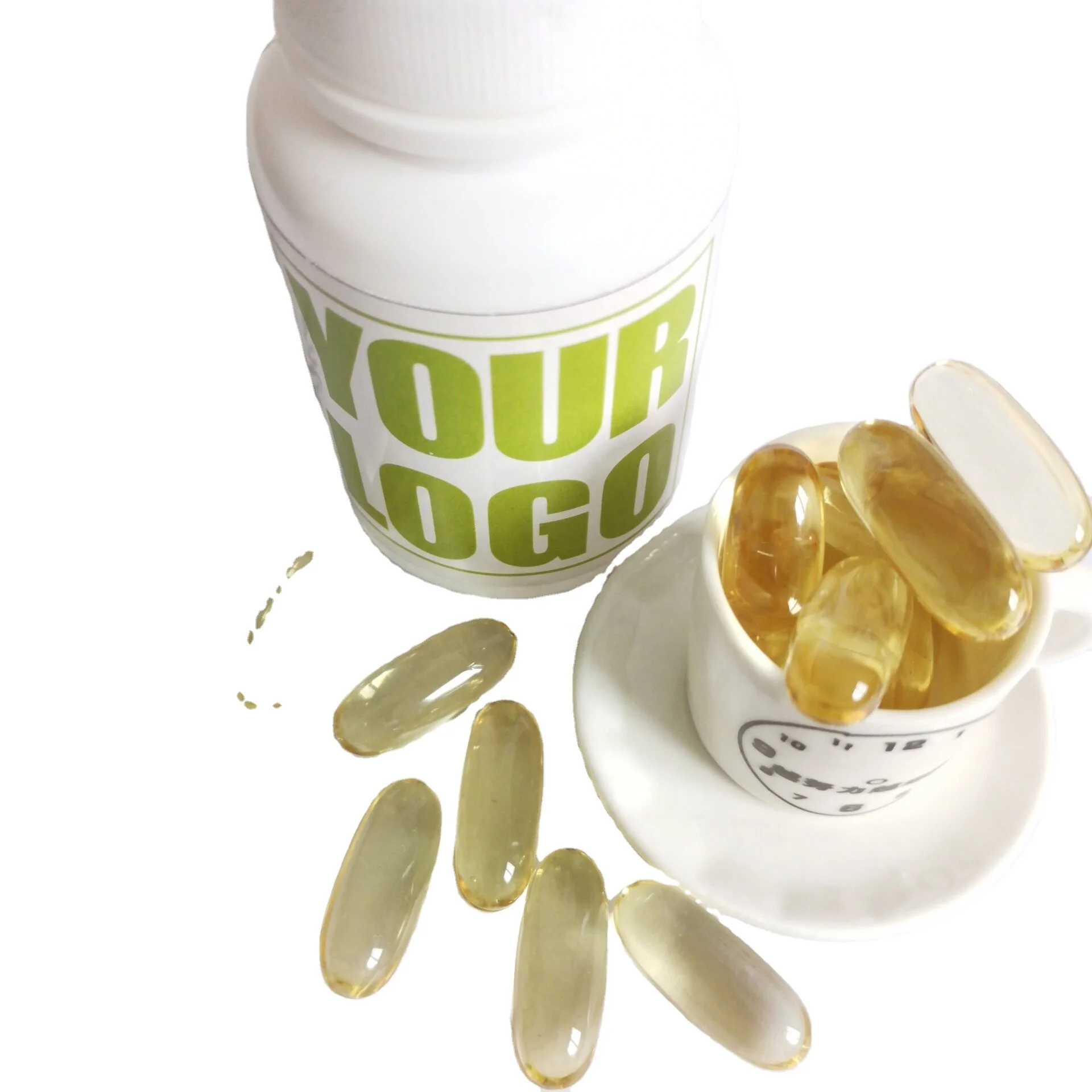 OEM Халяль веган Омега 3 Рыбное масло мягкие капсулы в косметических продуктах