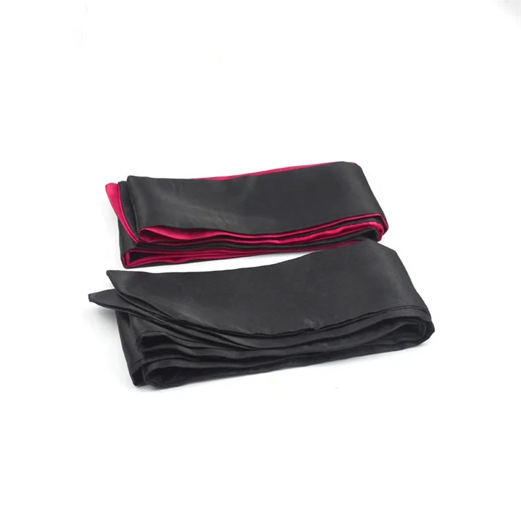 BDSM Bondage Restraint Sex Game Super Ribbon Satin Eye Mask Adult Women Blindfold Ribbon Reversible Bondage