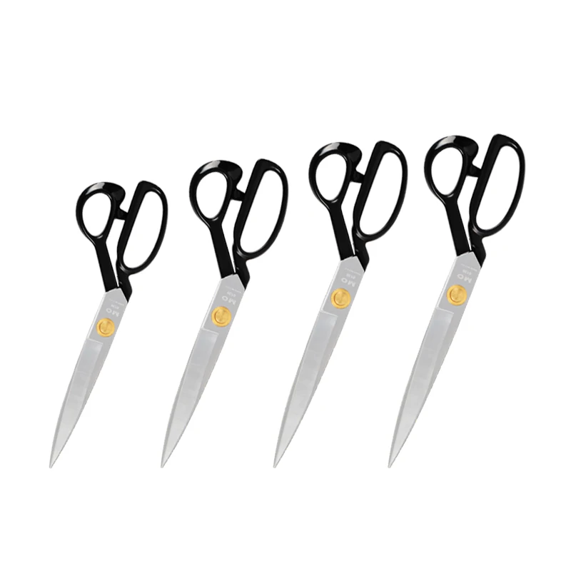 Hot Selling Classical All Metal Stainless Steel Sharp Cloth Sewing Fabric Cutting Scissors Tailor Scissors