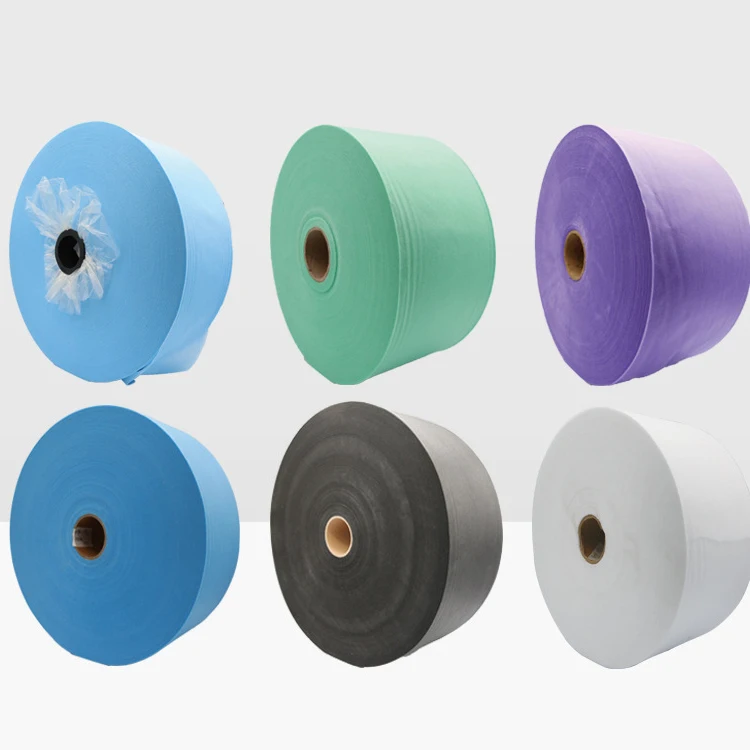 Spunbond PP 100% Polypropylene Fabric White Black Color Breathable Anti Splash Resistant Non-Fusible Nonwoven 25 GSM