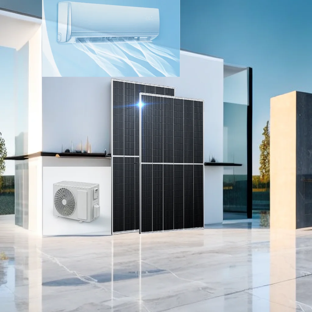 TOP1 Factory Price 24000 Btu AC DC Hybrid 48V Portable Split Units Solar System Air Conditioner