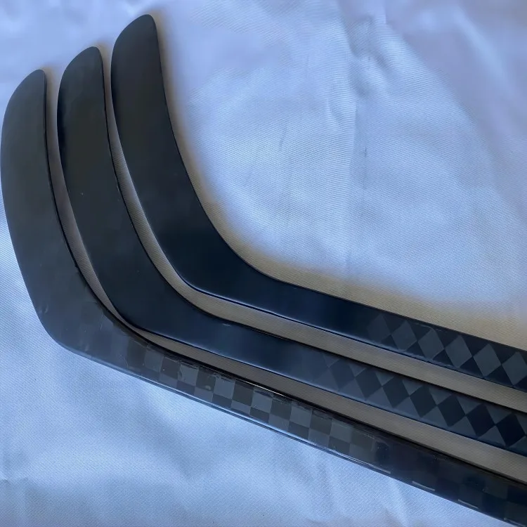 High Quality 100% Carbon Fiber Ice Hockey Sticks Customized Logo for Field Hockey
