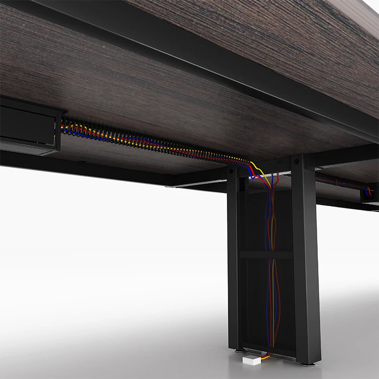 
Hank frame wood desktop modern office furniture conference table used in meeting 
