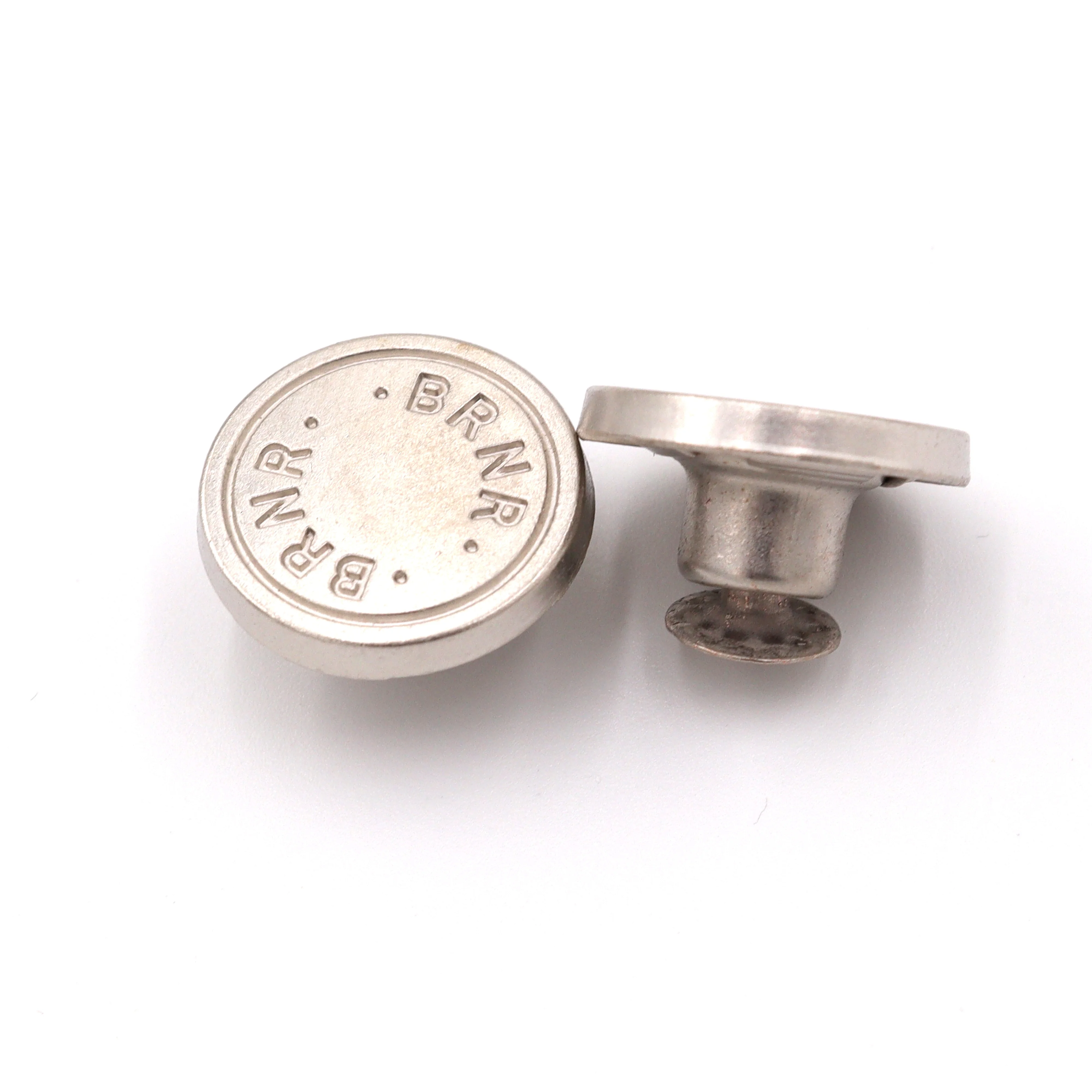 Manufacturers Wholesale Vintage Zinc Alloy Metal Denim Buttons Custom Brand Logo Jeans Button and Rivets