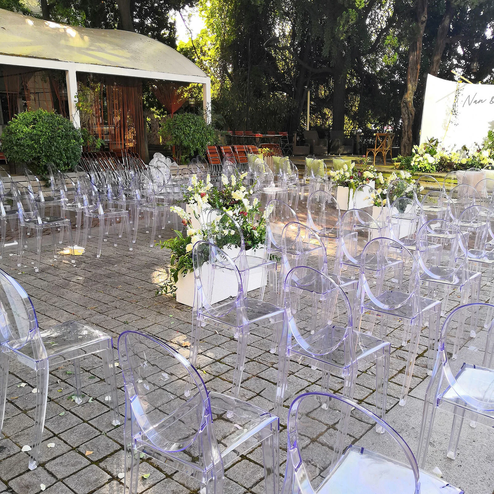 Customized Colored Cheap Price Party Use Commercial Hotel Wedding Outdoor Stacking Clear Acrylic Chair For Kids