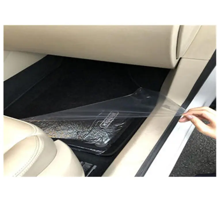 Временные липкие листы Carcarez высокая тактовая акриловая клейкая пленка для автомобильного ковра