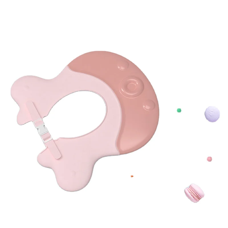 Adjustable Baby Children Shampoo Bath Hat Soft Kids Bathing Shower Hat Cap