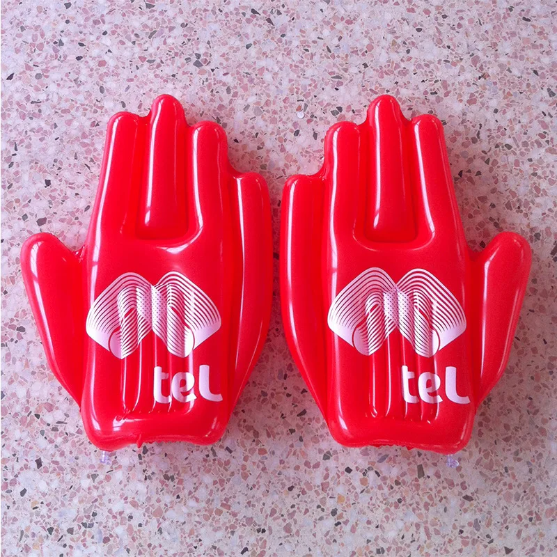 Custom Printing Inflatable Hand Cheering Stick