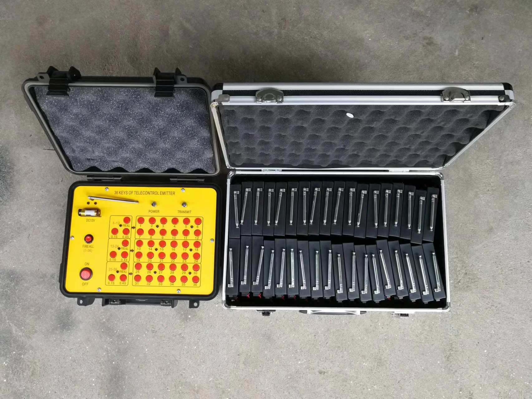 AN24-HW Professional 36 cue fireworks firing system waterproof transmitter remote control ignition system for wedding