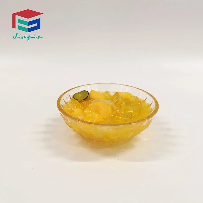 
12.5cm 5 inch Acrylic Fruit Bowl Blink Diamond Cutting Snack Bowl Plastic Mini Sugar Candy Bowl 