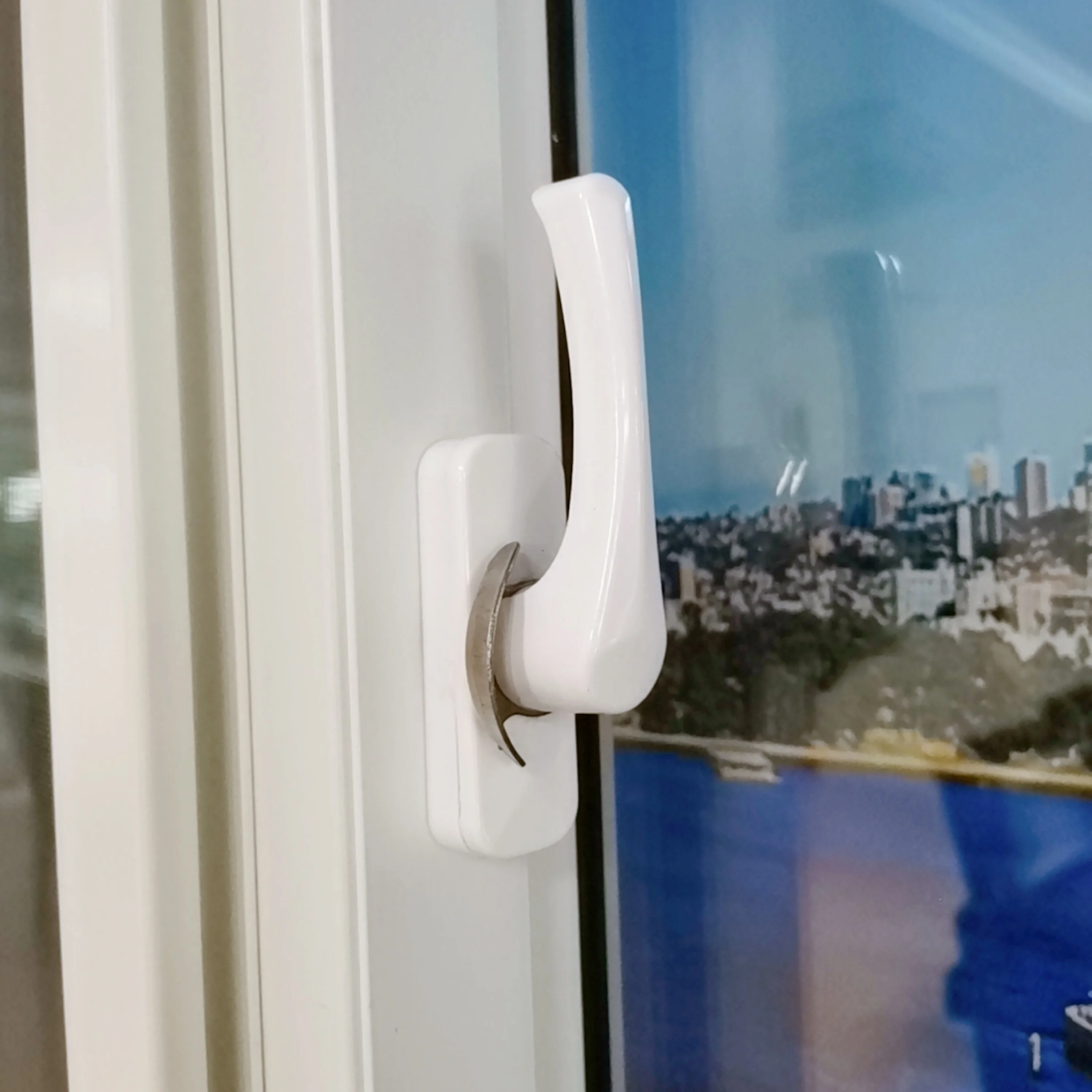 WEIKA  American Reflective Glass UPVC Sliding Window and Door for Enhanced Security Simple  Design