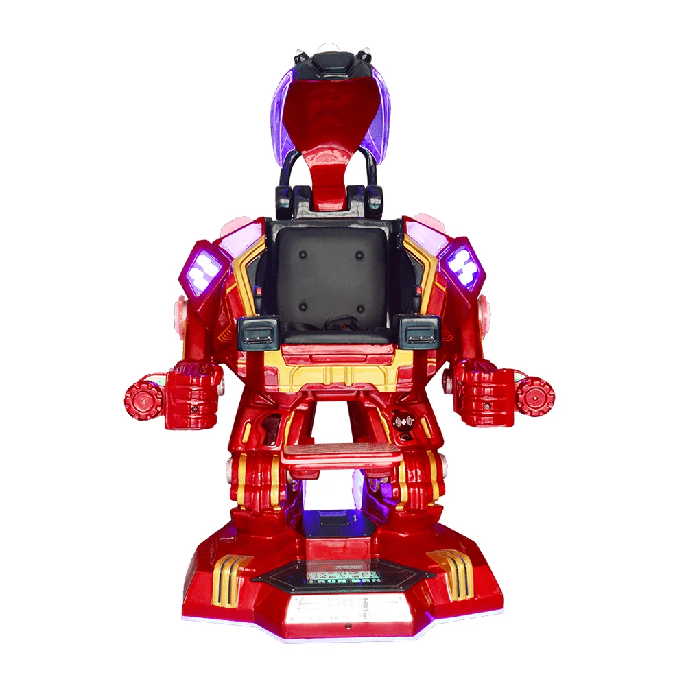 Amusement park riding game machine electric 300 W 360 degree whirling ride on toy robot for sale