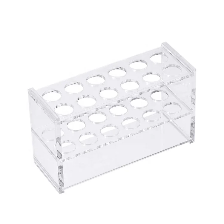 Акриловая стойка для пробирок с 12 отверстиями держатель из оргстекла хранения лабораторных принадлежностей