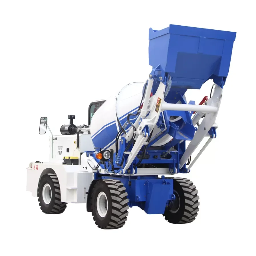 Hot sale mini mobile mixing truck 4*4 cement mix 2 cubic meters concrete mixer truck