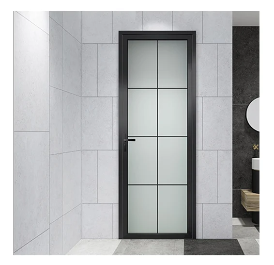 
Aluminium glass pvc interior vertical door hinges window fix lock stainless steel interior casement door 