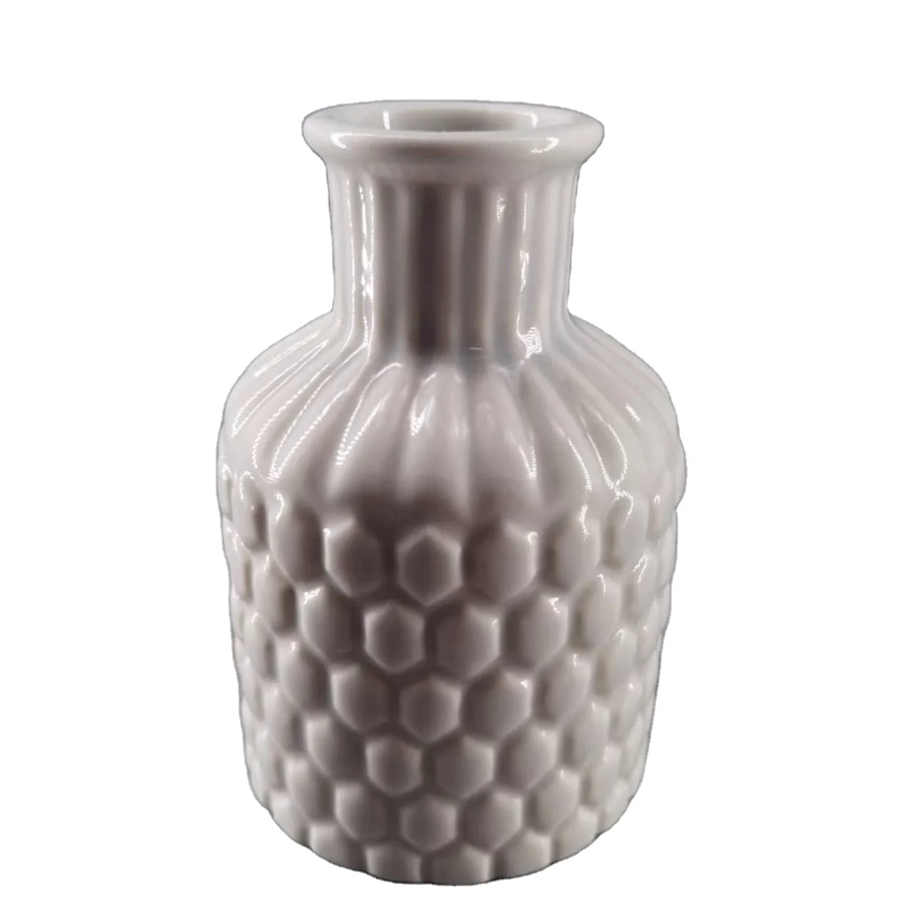pineapple patterns round vase ceramic for home decor Luxury Europe style