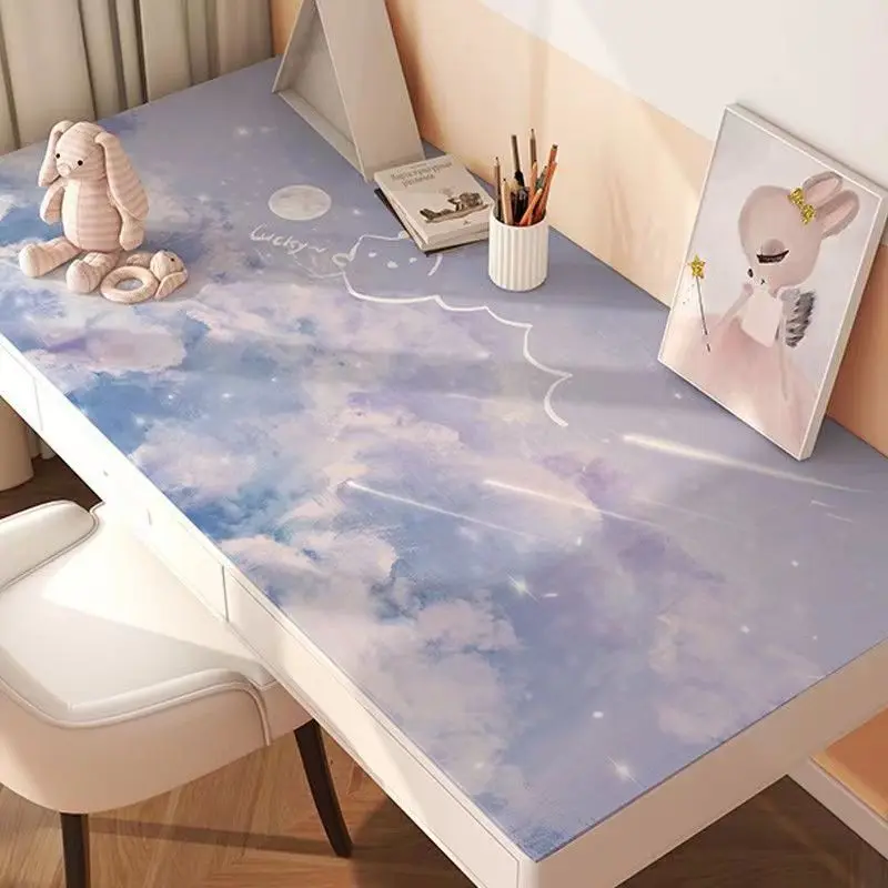 Cute 3D Print Table Mat PU Leather Placemat , Place Mats Dining Table Leather Table Mat Set For Household Use