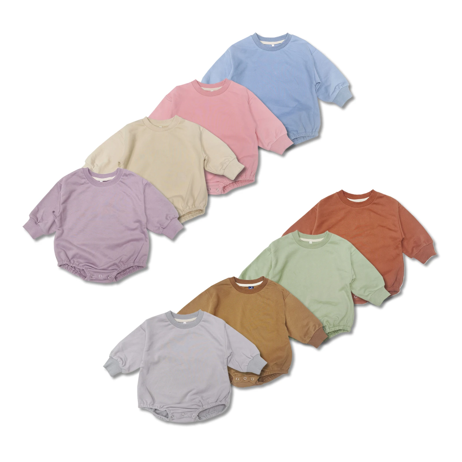 2022 Hot Selling Style Plain Color Can Be Embroidered Name Boys And Girls Can Wear Popular Hot Romper