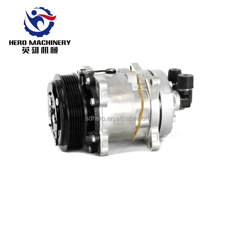 Genuine Bobcat Parts 7279628 Cab Heater and AC (HVAC) A/C COMPRESSOR FOR A770 S630 S650 S750 S770  T630 T650 T750 T770 T870 S850