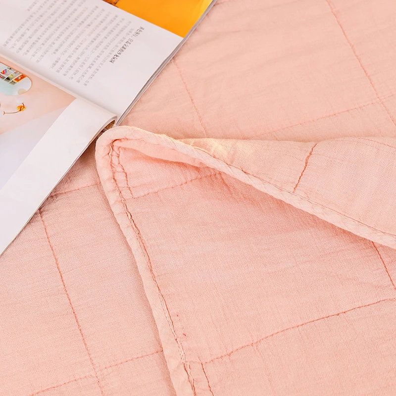 Spring and summer spray cotton blanket office nap quilt bed air conditioning cover leg blanket thin