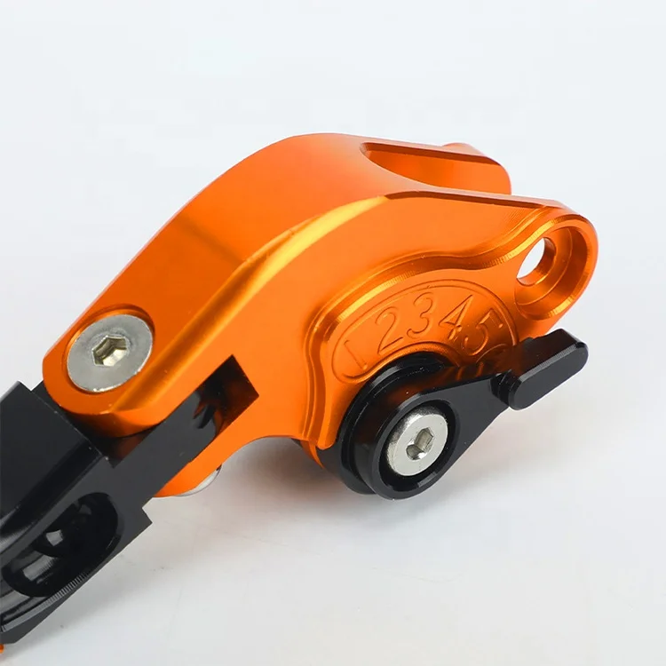 Aluminum machined custom aluminum CNC precision machined OEM CNC parts motorcycle brake and clutch levers