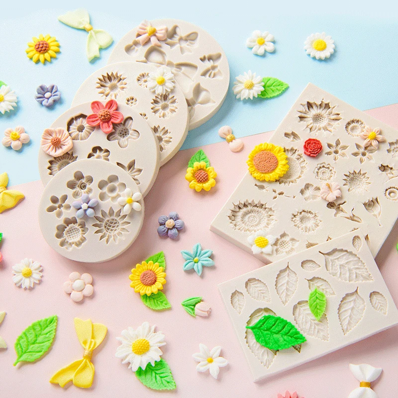 Bow Silicone Fondant Mold Chocolate Candy Mold Silicone Molds For Cake Decorating Cupcake Pastry Biscuit Chocolate Decorating