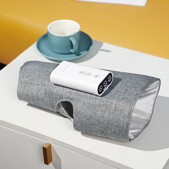 Custom air compression Portable foot calf massager Air Compression heat Leg Massage device relax machine portable calf massager