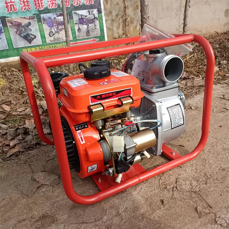 Frame pump diesel 4-inch water pump, irrigation pump, high-power diesel water pump unit