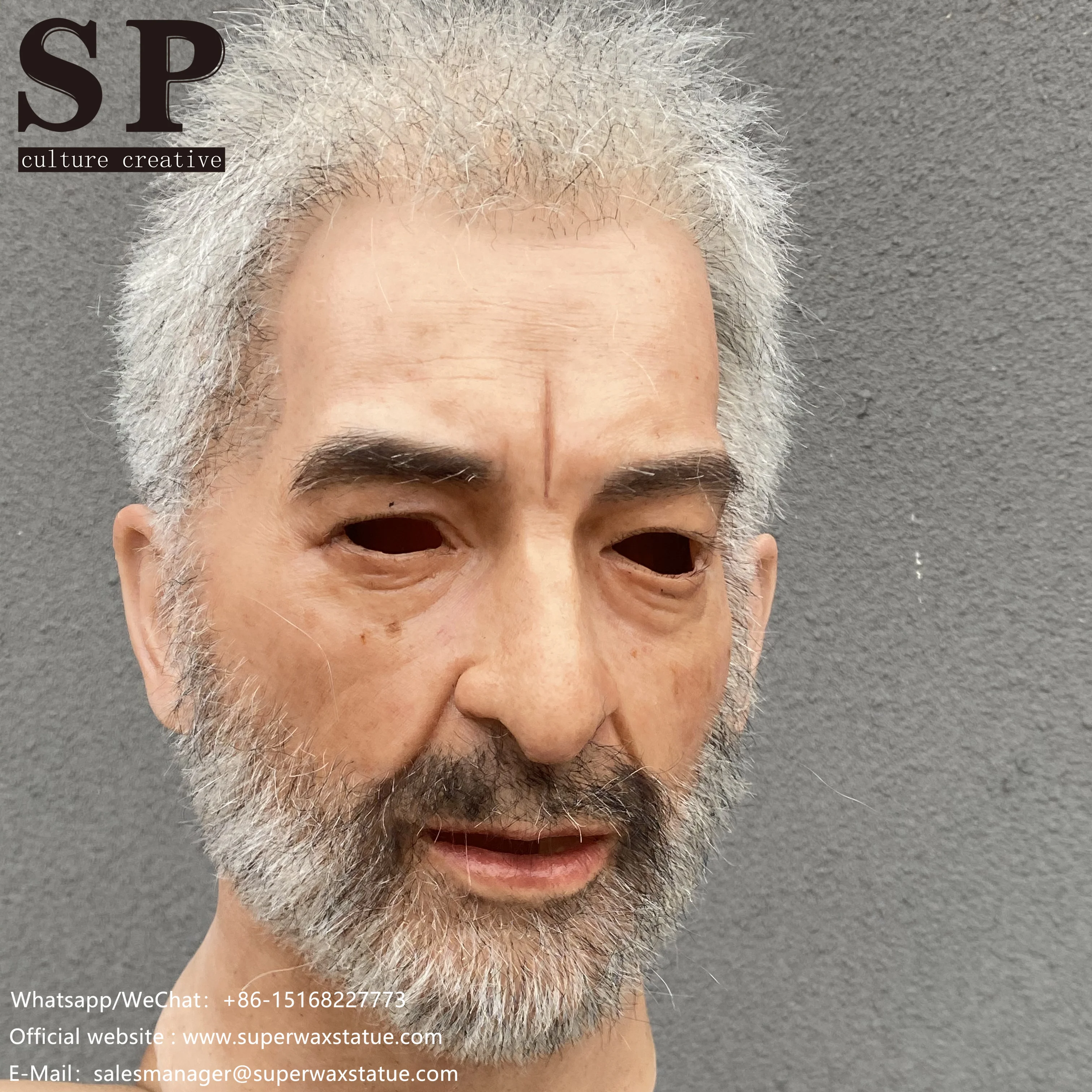 2021 new design rubber realistic silicone face mask, customized realistic silicone mask, silicone human face mask for customers
