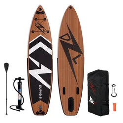 Top Quality New Design Wood Grain Wood Sup Paddle Board Inflatable Sup