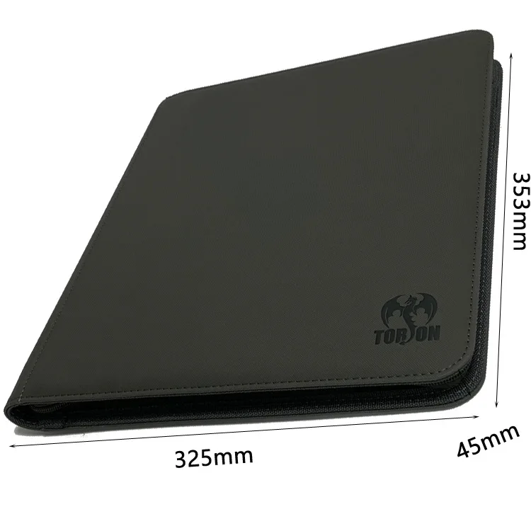 12 Pocket Card Album Custom PU Leather 4 Pocket Card Binder Protection souvenirs cards Album