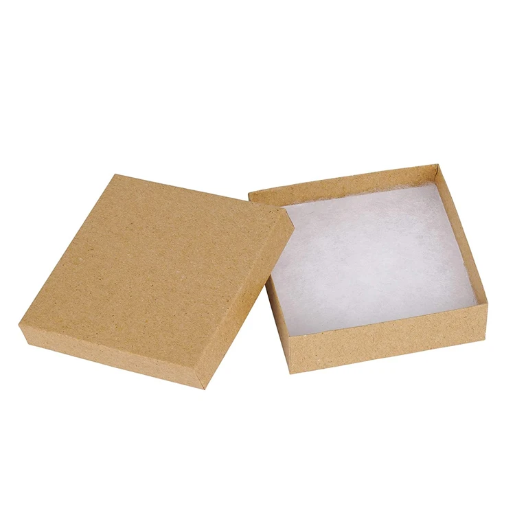 Cheap Solid Color FSC Environmentally Friendly Cardboard Kraft Paper Packaging Gift Box