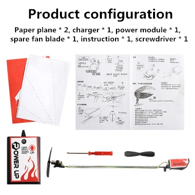 kids outdoor games for kids Rechargeable motor electric manual paper throwing aircraft