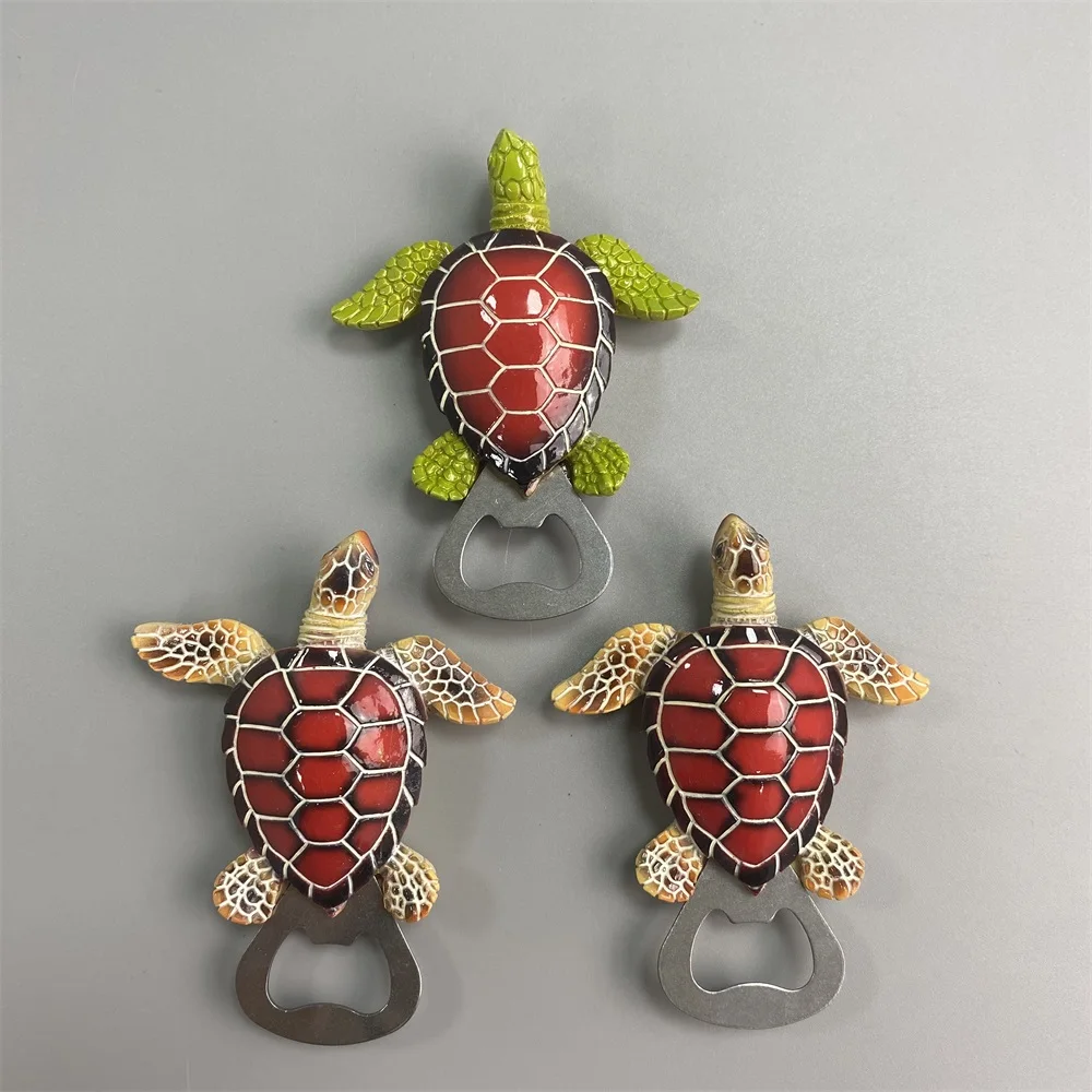 Wholesale Custom Turtle Refrigerator Sticker Bottle Opener Souvenir Decoration