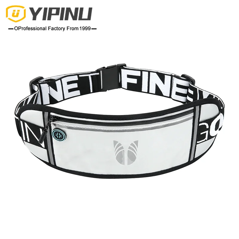 YIPINU sport waist bag running Headphone Port Touch Screen Waist pack Running waterproof waist belt bag for Mobile Phone