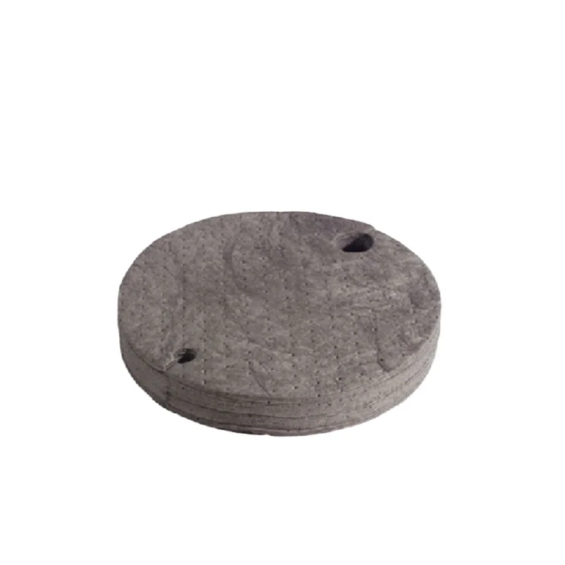 Barrel Top Absorbent Mat for General Purpose - Lightweight for 55 Gallon Drums Mat with Bungs