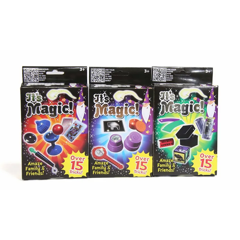 Наборы для магических трюков детей магический волшебник ролевая игра волшебная палочка руководство по эксплуатации начинающих магическое шоу обучение 15 простых реквизит